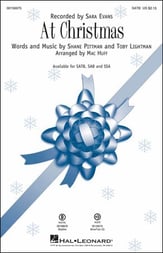 At Christmas SATB choral sheet music cover